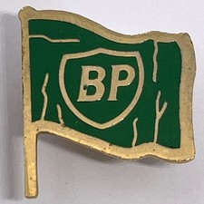 British Petroleum BP Flag Enamel Lapel Pin Badge Brooch Petrol Oil Gas Fuel