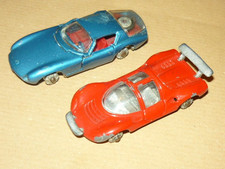 POLITOYS PENNY ALFA ROMEO GIULIA KANGAROO + FERRARI DINO 1/66 SCALE MODEL CAR