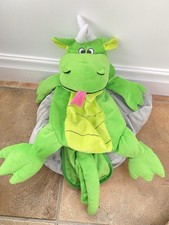 Huggle Buddies Hideaway Castle Snoring Dragon Plush Toy Cushion