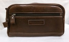 DUFFER of St. GEORGE Leather wash bag - CG B84