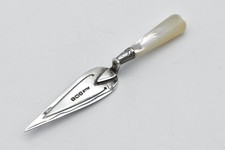 Antique solid silver bookmark - solid,
