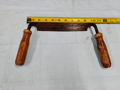 Vintage woodworking drawknife - vintage,