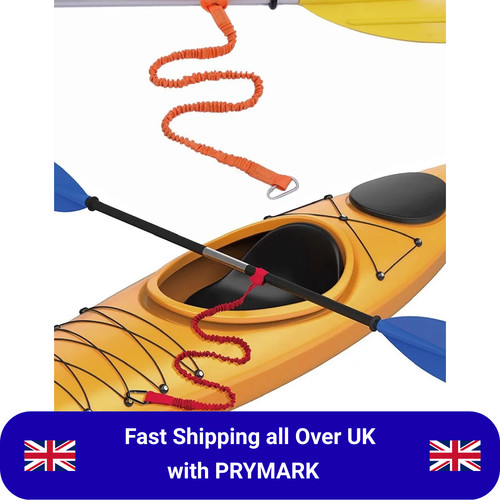 Elastic canoe paddle leash - paddle,