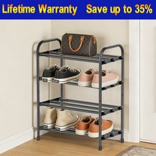 Metal Shoe Rack 2 3 4 Tier