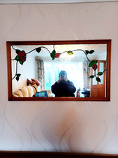 Whimsy Stained Glass Mirror