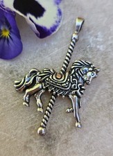 Sterling Silver Carousel Horse