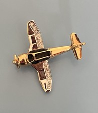 Aeroplane brooch/lapel pin