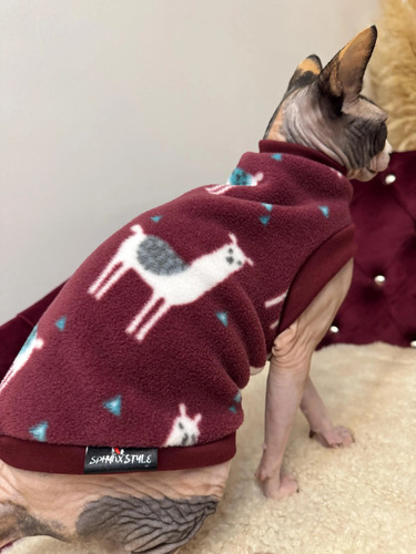 Sphynx jumper cosy fleece - sphynx,