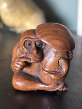 Japanese Boxwood Netsuke -