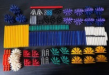 K'Nex Bundle 191 Pieces Total! Used But Washed!