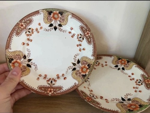 Antique pair floral - antique, of