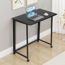 Wooden Folding Desk Foldable Computer Desk Table Study Laptop Home Office