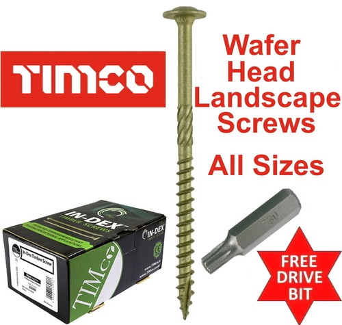 Wafer head wood - wood, screws