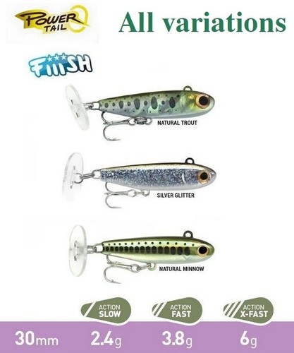 Fiiish power tail 30mm fishing - tail, 30mm.fishing