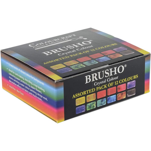Brusho crystal colour assorted - colour,