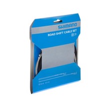 Shimano Road Bike Gear Cable Set, Outer & 2 Inners - Steel - Y60098501 - Black