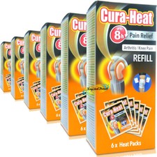 6x Cura Heat Pads Arthritis &