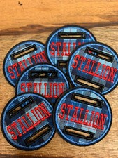 1 X  6cm Blue Tartan Overlay Stallion Showing Bridle Discs  Shetland Mini Horse