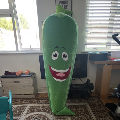 Large green chilli over - , feet