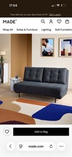 Double bed / sofa bed dark