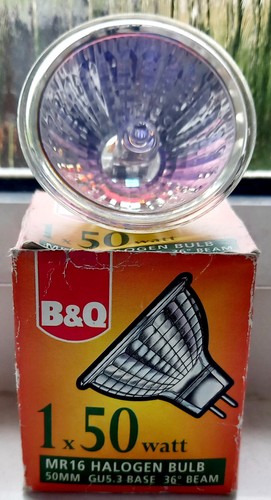 Mr16 halogen bulb 50w - b&q,