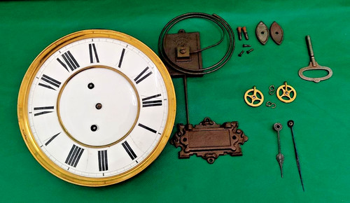 Antique lenzkirch wall clock - lenzkirch,