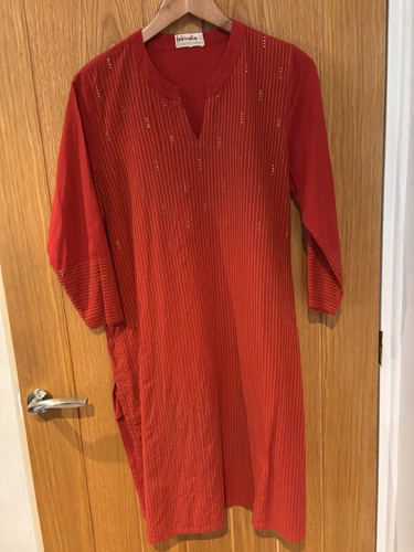 Fabindia kurta ladies red - fabindia,