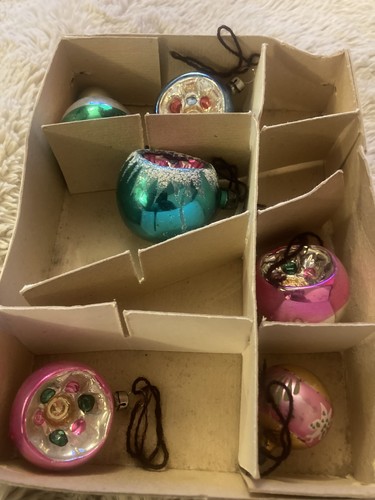 Vintage glass christmas - vintage,