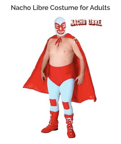 Adult nacho libre costume - libre,