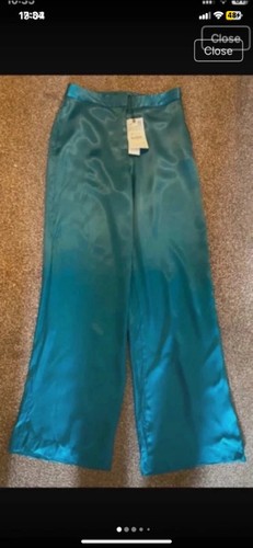 Zara turquoise green silky - zara,