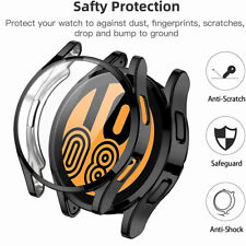For Samsung Galaxy Watch 7 6 5 4 44/40mm TPU Bumper Screen Protector Shell Case