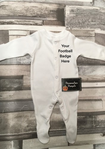 Football club baby grow - club.,