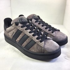 ADIDAS Campus Mens Trainers Suede Grey Black UK7 (X286)