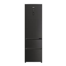 Haier HTR3619ENPB MyZone Fridge Freezer 60cm Frost Free Black