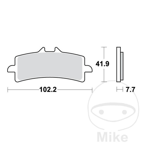 Trw sintered front - front, pads