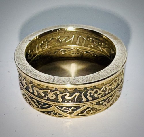 Moroccan coin ring - coin,