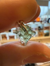Mini Moldavite Sterling Silver