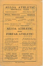 Alloa athletic forfar - alloa, v