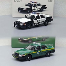 596 1/64 Ford CV CROWN Las Vegas Police/Vermont State Police Diecast Model Car