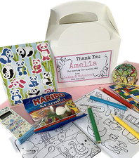 Personalised Children's Kid's Wedding Activity Pack Party Favour Box with sweets