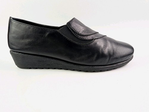 Tlc black leather slip - black,