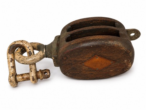 Original vintage wooden double - original,