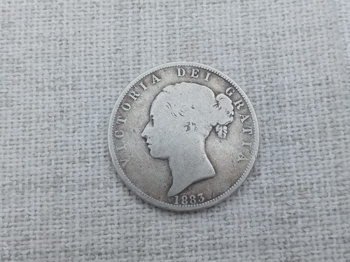1883 victoria silver half - 1883,