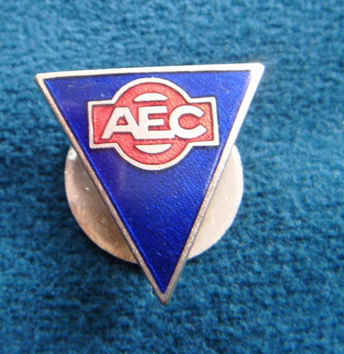 Vintage aec enamel badge - vintage,