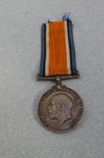 1914 - 18  Great Britain King GEORGE V  MEDAL Silver Military 1st WAR WW1