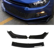 For VW Scirocco 2009-2017 Front Bumper Lip Spoiler Splitter Body Kit Gloss