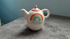 SASS & BELLE POSITIVITEA CERAMIC TEAPOT FOR ONE WITH CUP