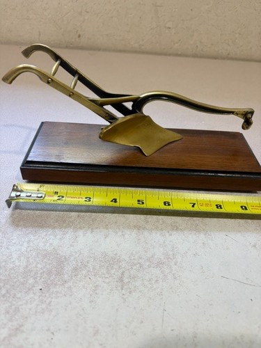 Bronze plow wood - plow,
