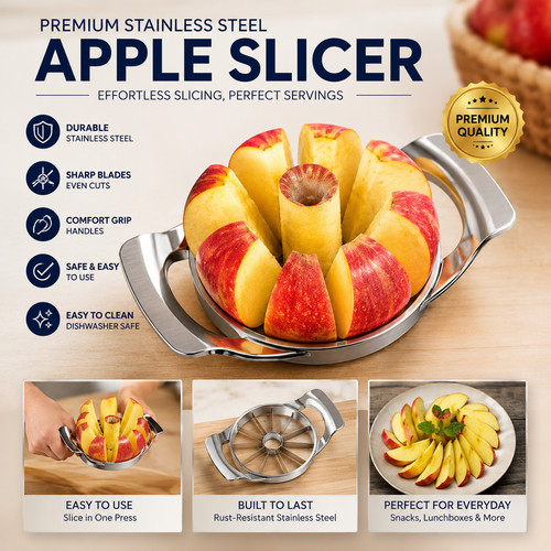 Apple wedger slicer cutter - slicer,