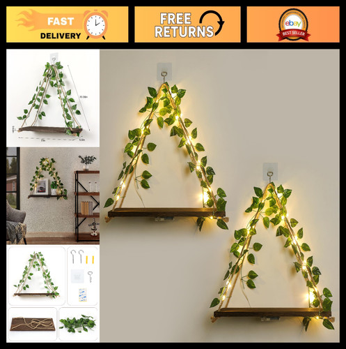 Pack floating wall shelves - floating,